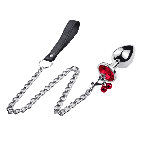 Round large size + traction chain (red)