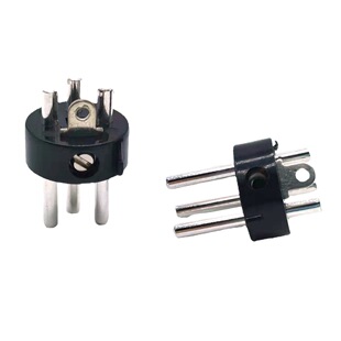 Canon Head 3P PIN Pin Male Copper Nickel Plated with Assembly Screw Male Canon Head Accessories KTV Microphone Connector