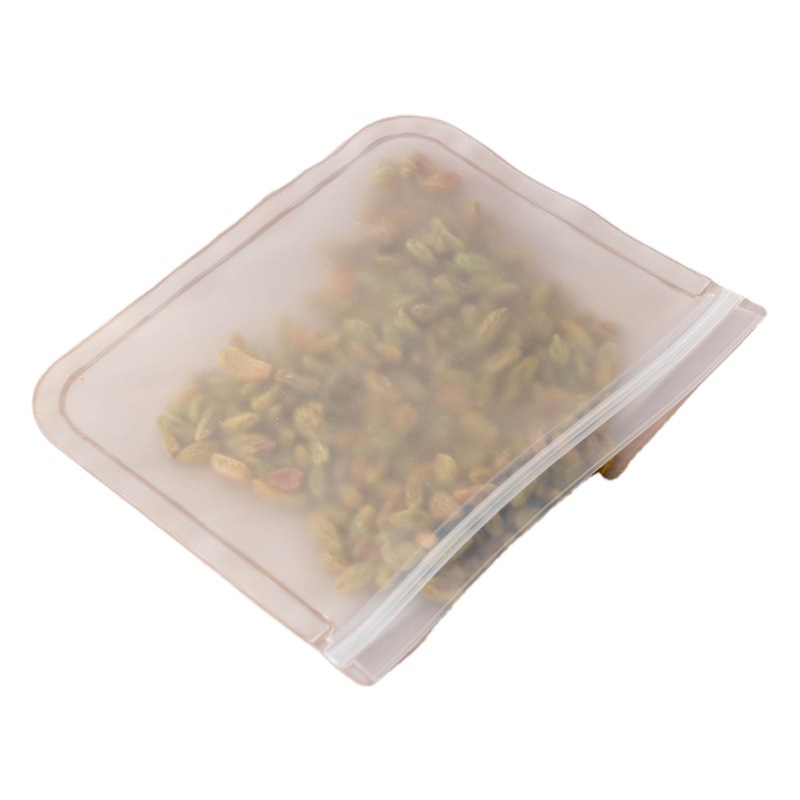 Eco-friendly PEVA Food Preservation Bag Food Self-sealing Bag Refrigerator Storage Bag Peva Snack Sealed Bag
