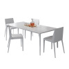 Yino Rock Board Table aluminum alloy rock table restaurant dual -use pure white Italian minimalist designer table