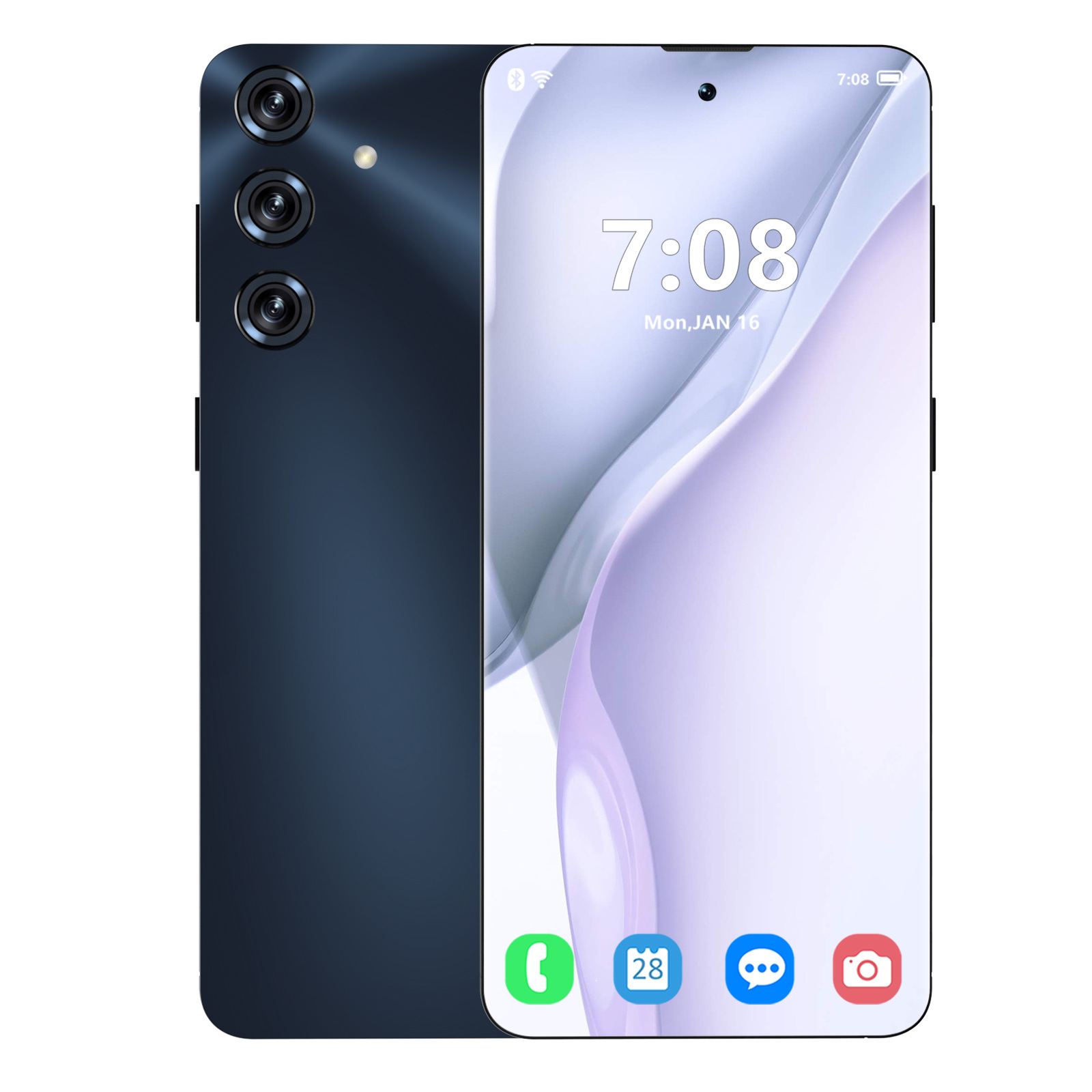 Nuevo teléfono móvil de pantalla completa S25 + ligero y portátil APP social preinstalado de nivel de entrada máquina de función Android