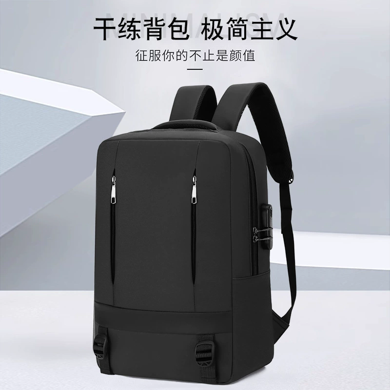 Capacious laptop, backpack, travel bag, school bag, business version