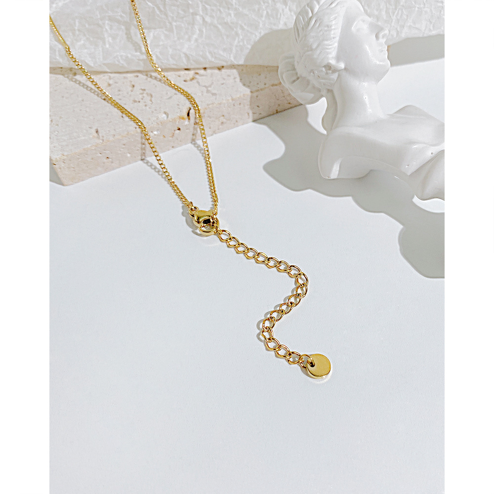 Fashion Heart Shape Stainless Steel Titanium Steel Necklace Plating Stainless Steel Necklaces