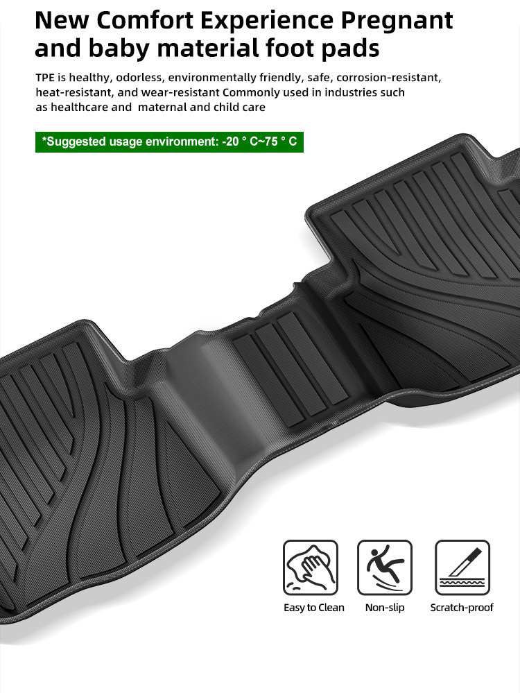 Floor Mats TPE for 20-24 Subaru Outback/Legacy