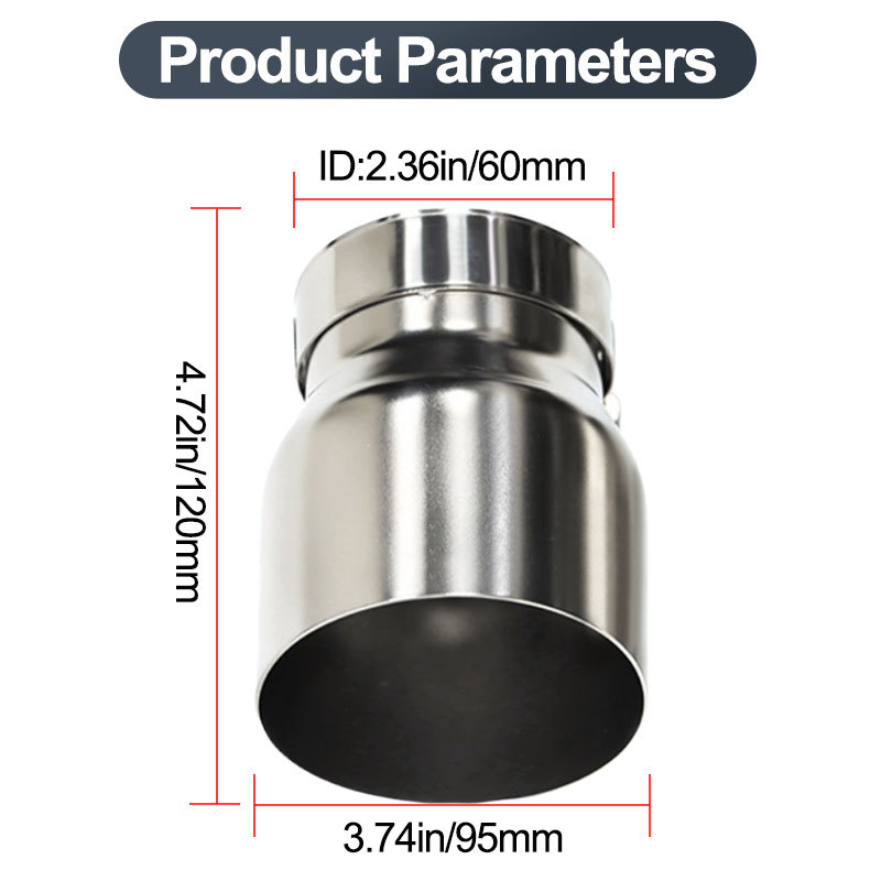 Suitable for Bmw M235I M240I F20 F21 M135I M140I 60mm Exhaust Pipe Tail Throat Tail Tip