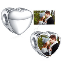 LAZADA欧美ins风S925纯银项链女时尚字母桃心吊坠DIY纯银项饰品