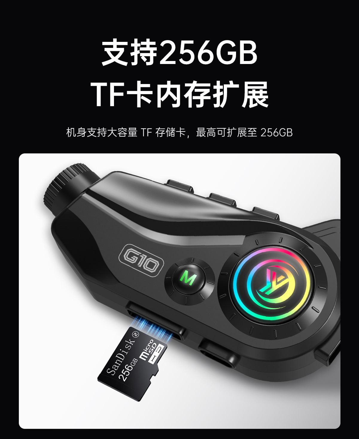 Motorcycle Helmet Bluetooth Headset with Integrated Recording Camera, 4K Anti-Shake High-Definition Shooting Headset Manufacturer