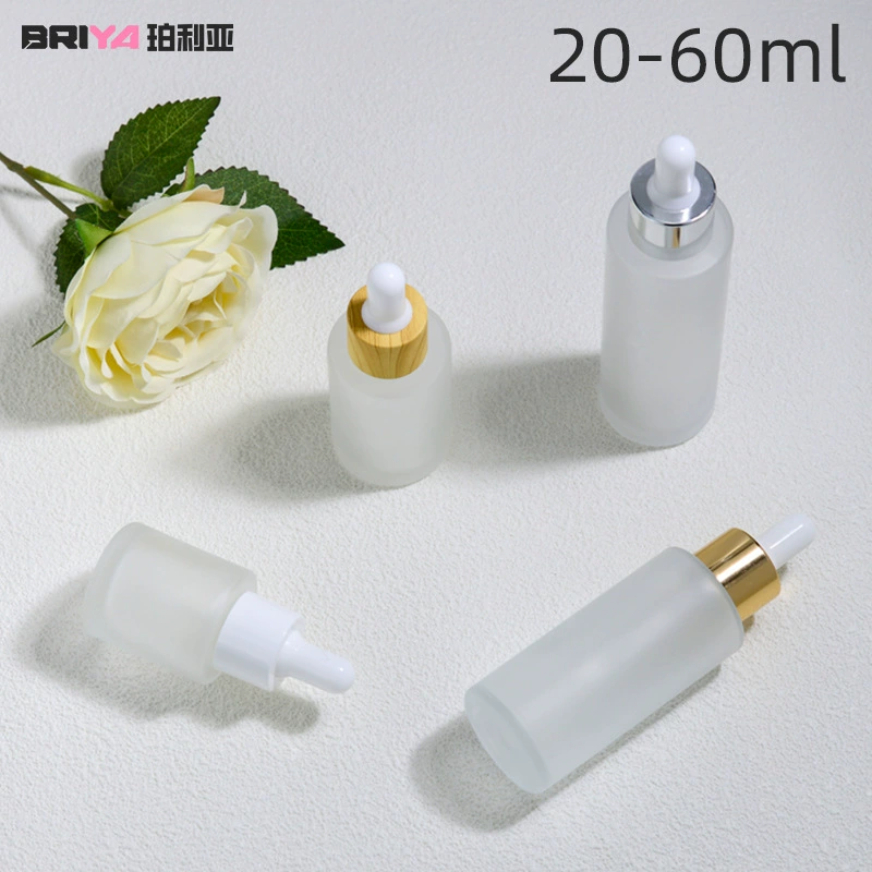 Спот 30ml Mengsha плоское плечо эссяная бутылка 50ml Прямой круглый плоский плечо эссяный бутылка с капельницей