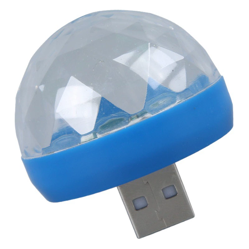 USB маленький волшебный шар дискотека свет Оптовая Вечеринка Дискотека Атмосфера Свет автомобиля мобильный телефон мини DJ маленький волшебный шар света