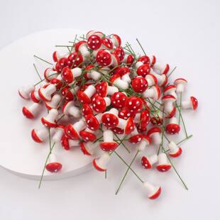 Simulation mushroom mini mushroom foam mushroom color simulation mushroom DIY micro -landscape succulent potted plants