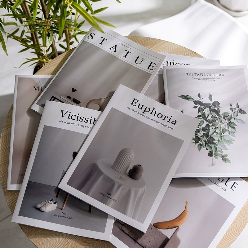 Ins стиль простой английский журнал фотография Реквизит живая съемка поддельная книга уличная съемка модель комнаты B & B украшения