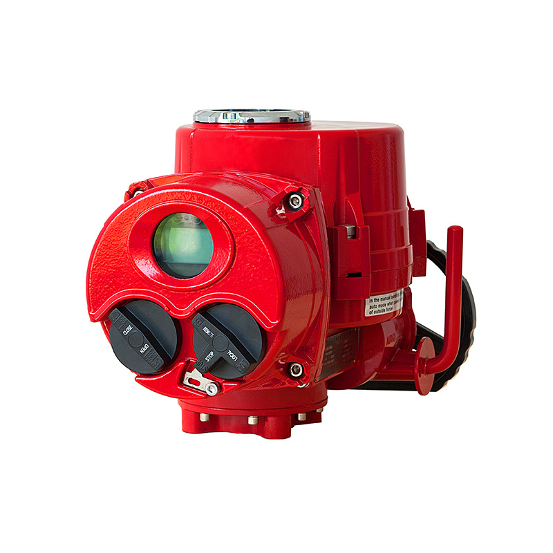 弹簧复位执行器小型电动调节阀断电执行机构蝶阀电动头开关