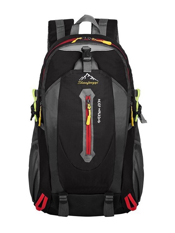 Mochila de Montaña para Exteriores 40L de Nailon Impermeable y Transpirable para Escalada