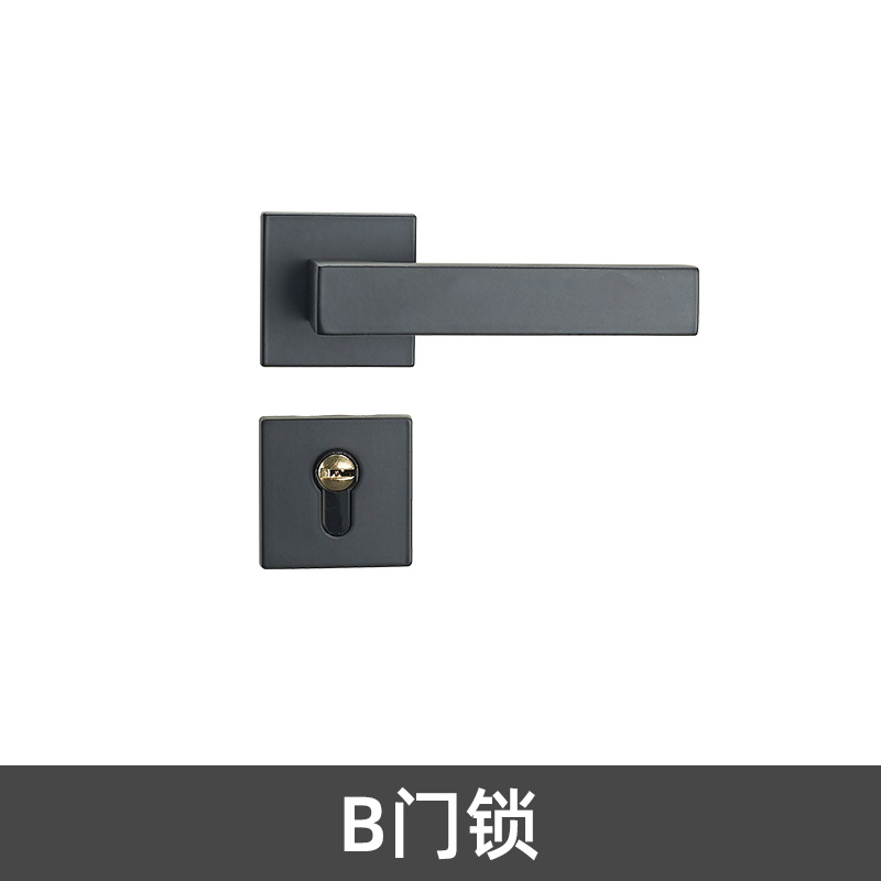 Cerradura de la puerta del Hogar Universal mudo cerradura de la puerta interior manija de la puerta hardware de la puerta de acero inoxidable dormitorio cerradura de la puerta dividida