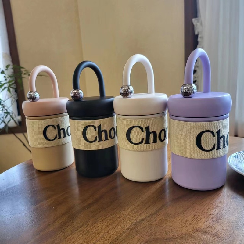 New Style Chanel Style Thermos Cup Cold Protection Cup Portable Travel Coffee Cup Trendy ins Chanai New Style Chanel Style Thermos Cup Cold Protection Cup Portable Travel Coffee Cup Trendy ins Chanai