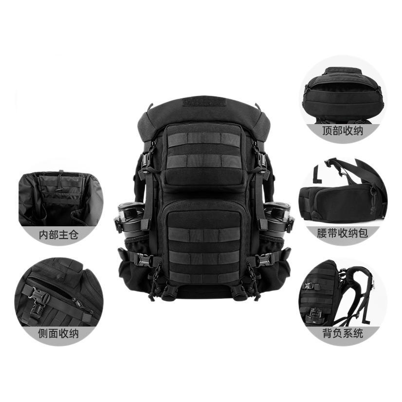 Gran capacidad multifuncional para acampar y montar 35L mochila táctica hombro al aire libre bolsa de montañismo bolsa de senderismo bolsa de flash