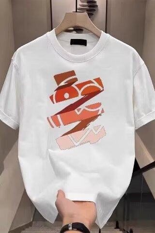 Herren T-shirt Aus Reiner Baumwolle Für Sommer Und Freizeit_voghion.com