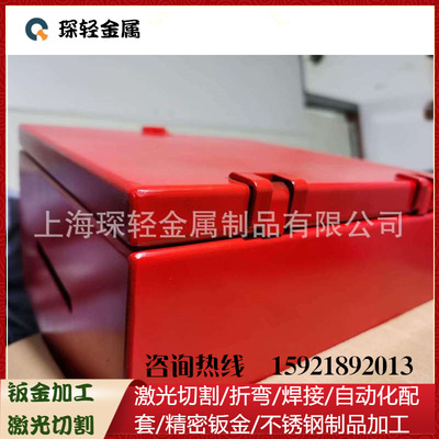 上海厂家对外钣金加工大型机架焊接，机器人操作台焊接，金属烤漆