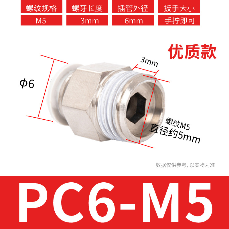 ٽͷ PC8-02/10-01/12-04/M5ֱͨͭͷ