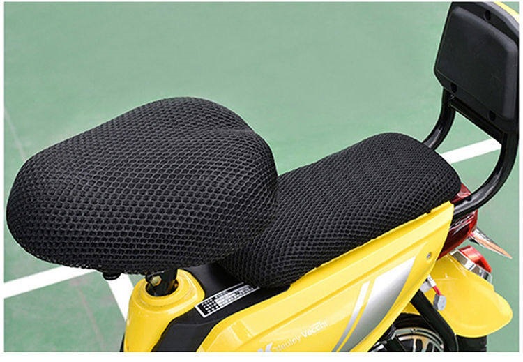 Electric Vehicle Seat Cushion Cover, Battery Car Seat Cushion, Electric Bicycle Seat Cover, Sun Protection Pad, Waterproof, Heat-Insulating, Breathable Mesh