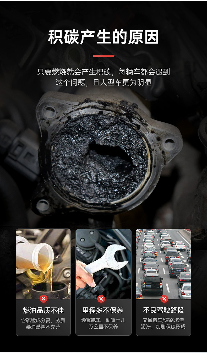 Car servant diesel fuel additive carbon deposit cleaning agent cleaning carbon deposit-free fuel nozzle for diesel vehicles