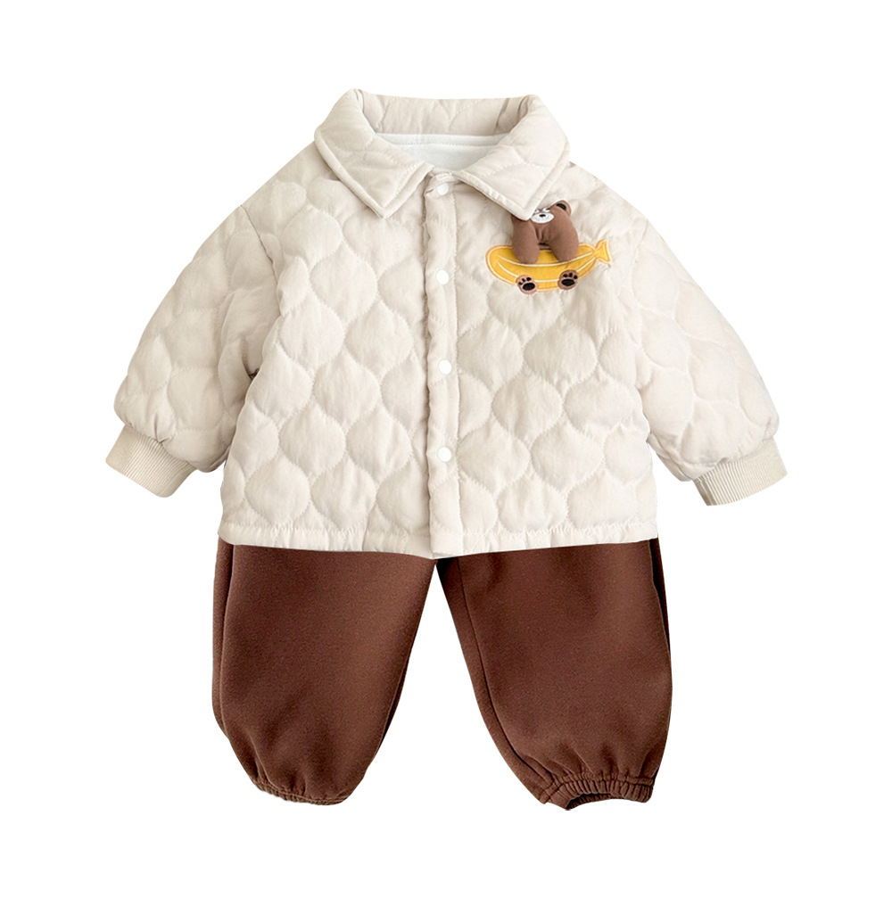Ropa para niños de calidad Youhe, estilo de invierno para niños, chaqueta abrigada acolchada de algodón, ropa exterior acolchada, abanico de moda, bebés y niños al por mayor