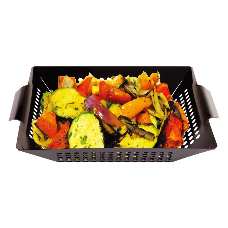 Los fabricantes producen un gran número de cuadrado de barbacoa cuenca de verduras cuenca negro antiadherente pintura para hornear cuenca de freír cuenca de perforación de estiramiento cuenca