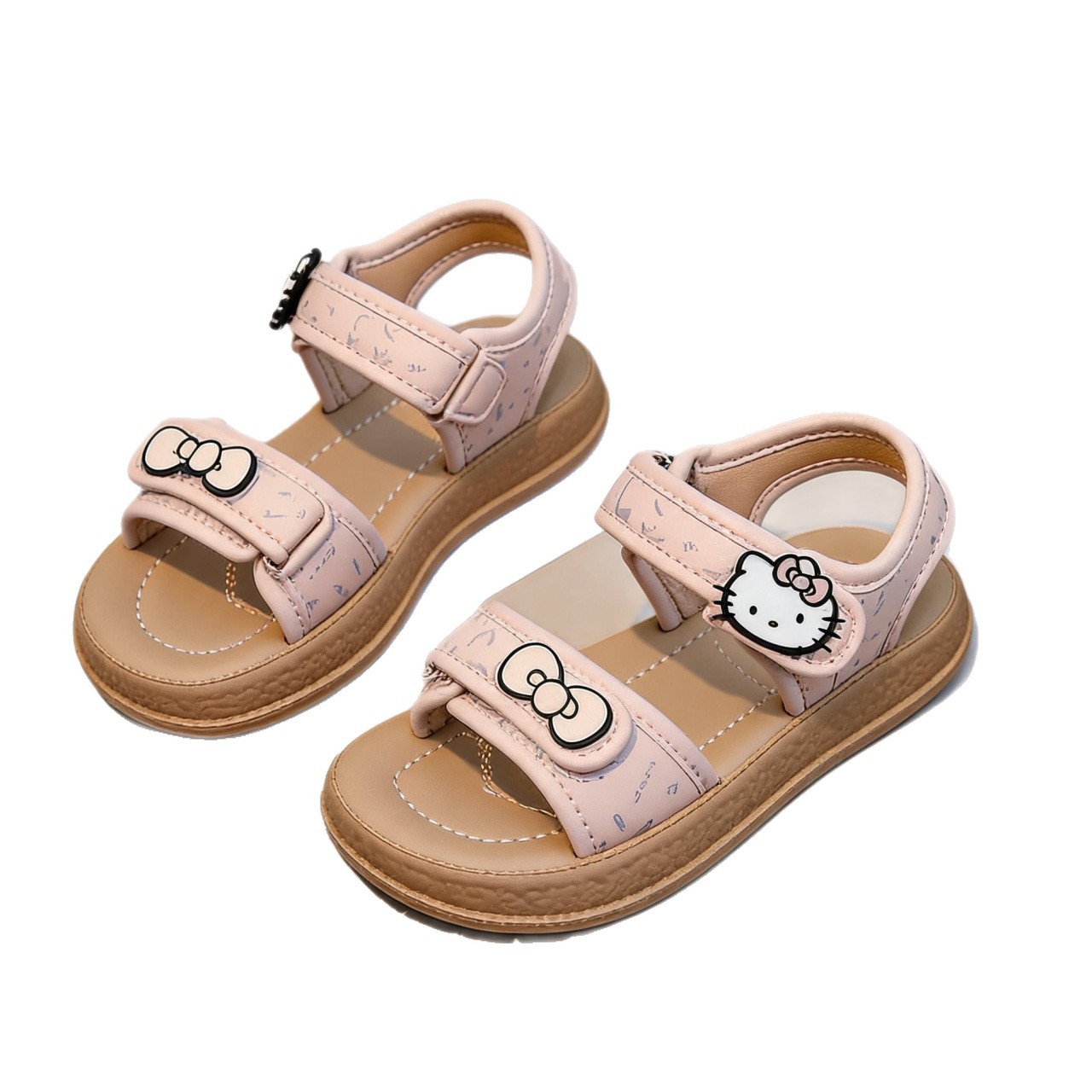 Sandalias infantiles verano 2026 nueva moda de chicas zapatos de playa variados zapatillas de dibujos animados para niños grandes zapatillas frías image 6