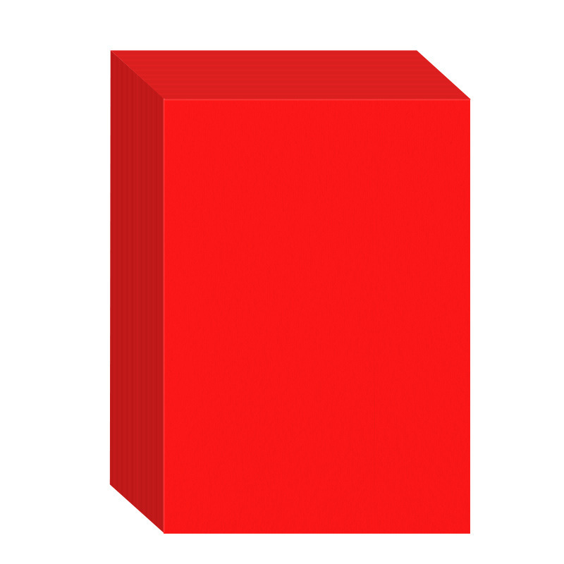 A4红纸中国红正方形红色折纸A3剪纸窗花刻纸加厚复印手工专用红纸|undefined