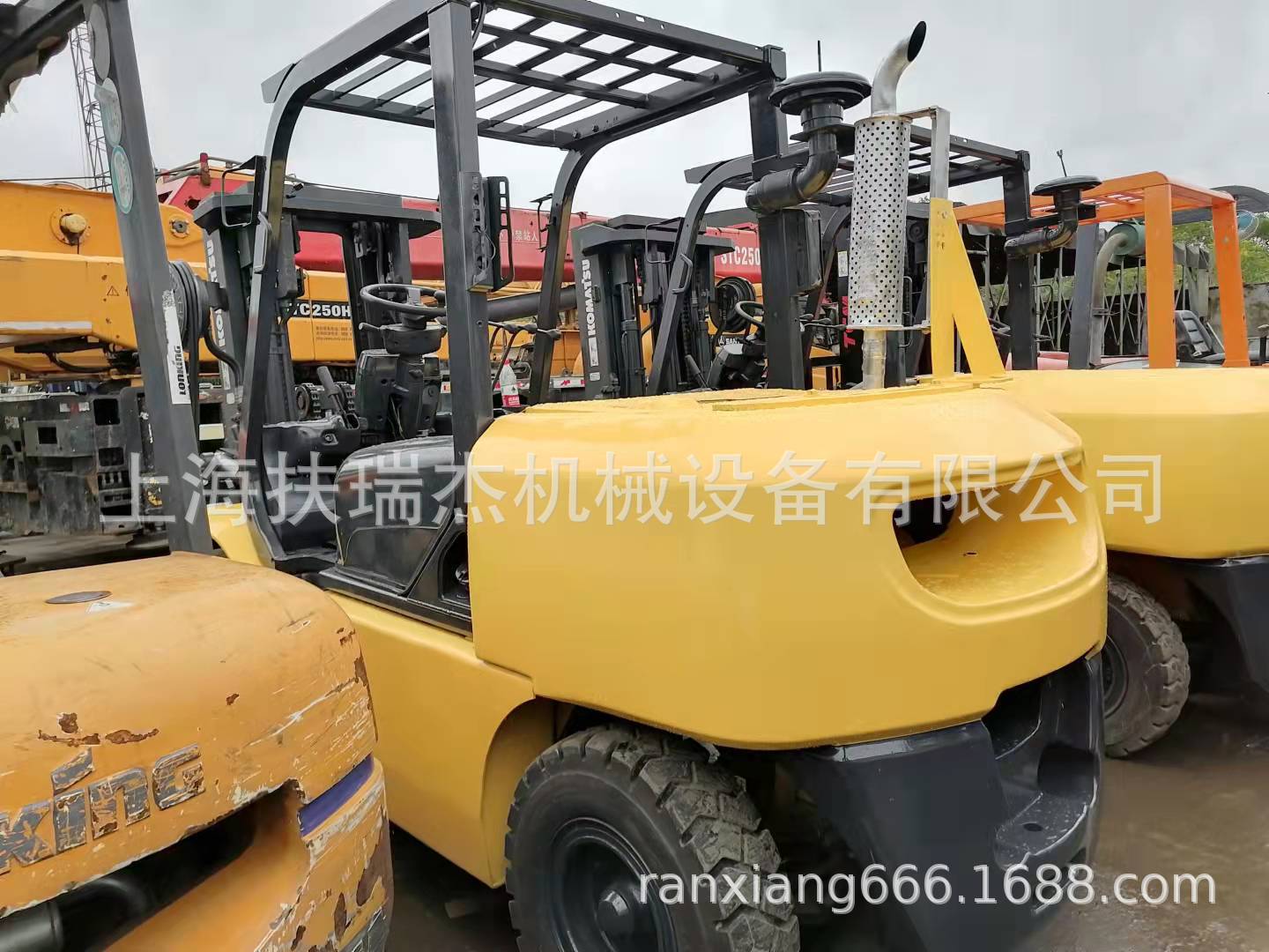 供应5吨小松叉车 Japan komatsu FD50 Forklift 柴油小松五吨叉车