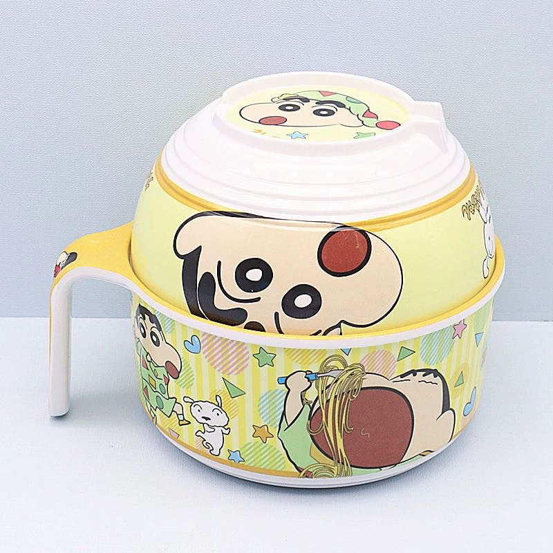 Cartoon cute big capacious set, anti-scald