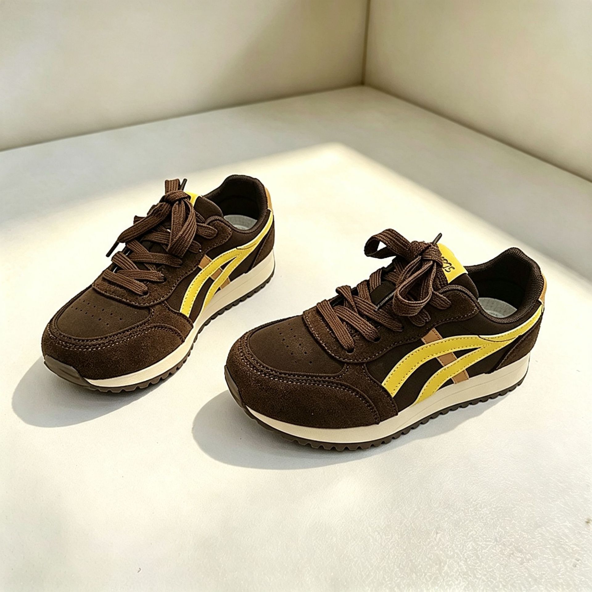 36-40 Tales de cuero de otoño ventilador amortiguador zapatos de corrida de hombre zapatos deportivos cómodos zapatos de trotar