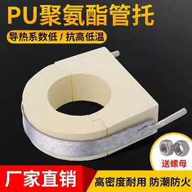 聚氨酯保冷管托高密度PU木托管道防腐垫木阻燃橡塑PE中央空调木托