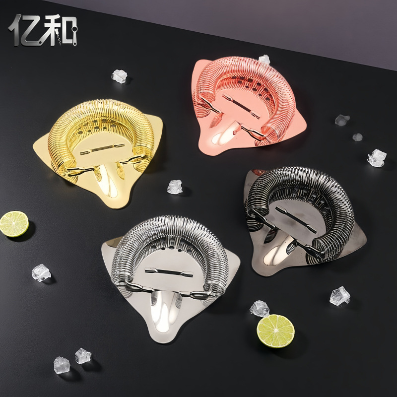 304 Cross-Border Hot-Selling Triangular Filter Ice Separator Ice Strainer Bar Cocktail Supplies