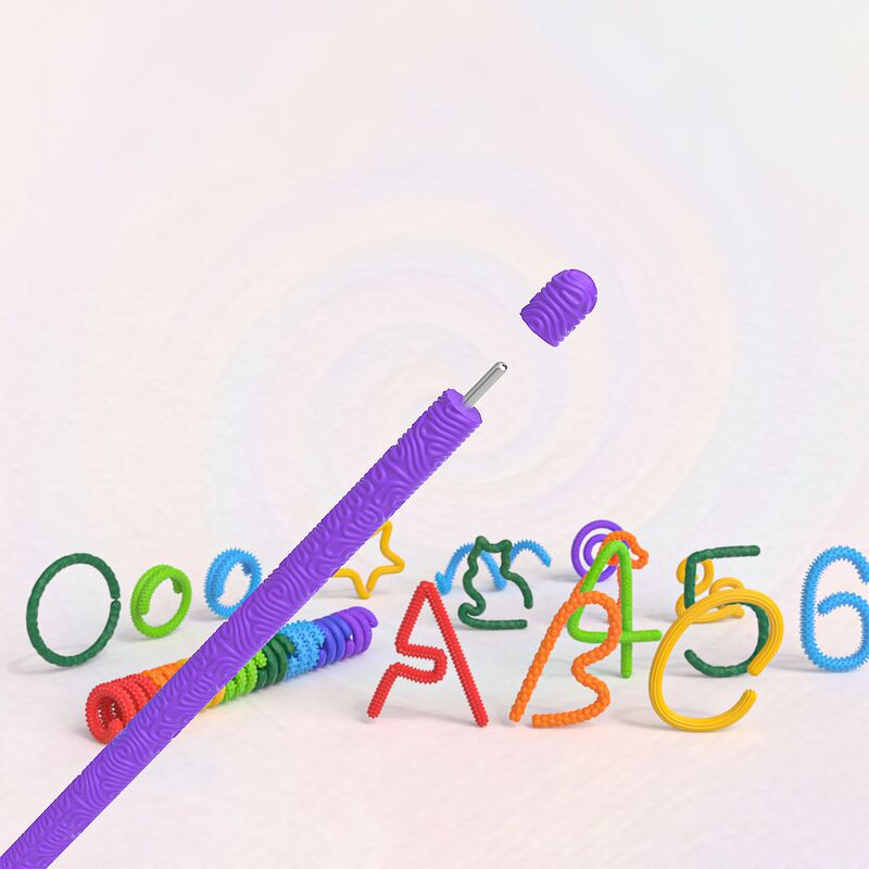 跨境爆品硅胶感官扭扭条 Fidget Toys儿童感官扭扭棒益智解压玩具|undefined