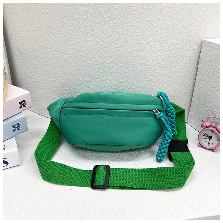 Andralyn Solid Color Minimalist Korean Casual Chest Bag for Spring and Summer New Trendy Instagram Single Shoulder Crossbody Outdoor Bag_voghion.com