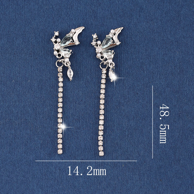 N-7165 [블루 다이아몬드를 통해 오른쪽으로 실버