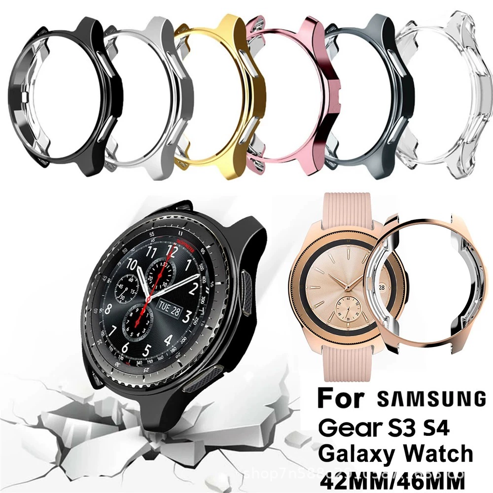 Подходит для Samsung Gear S3 S4 GALAXY Watch защитный чехол 46 мм/42 мм граница TPU полость защита
