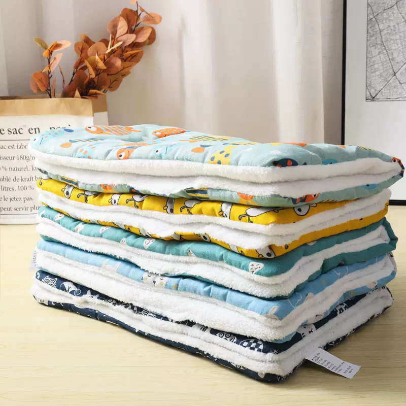 厂家现货批发皮皮淘棉麻羊羔绒宠物垫狗垫子四季可用宠物毯子猫垫