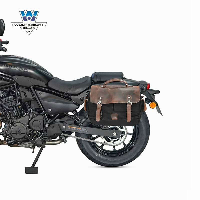 Подходит для бокового багажника Kawasaki Eliminator 500, ретро-боковой багажник, модифицированный чехол для шлема, быстросъёмный багажник со щелчком, замок, особый