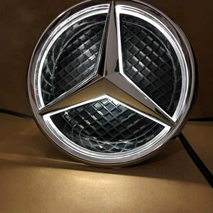 Mercedes-Benz GLE GLC GLS üçün işıqlı LED orijinal avtomobil loqosu 20.5cm