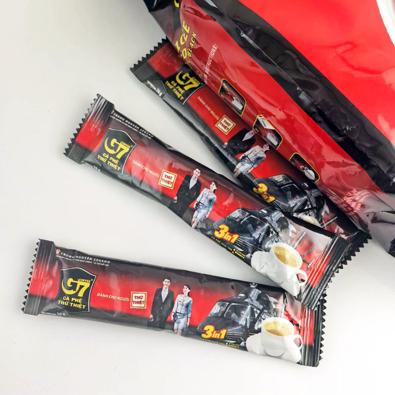 越南版进口咖啡 中原G7速溶咖啡粉 三合一咖啡100小袋1600g一袋|undefined