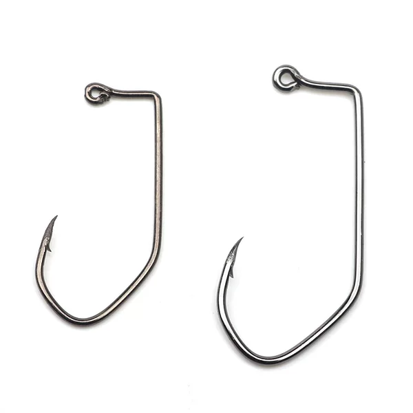 90 degrees V-shaped right angle hook sickle angle hook homemade lead hook single hook JIG Luya Worm Hook Texas crank fish hook