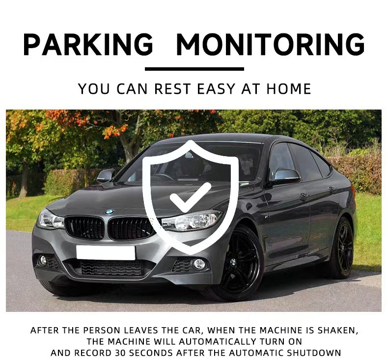 Cross-Border Private Model Driving Recorder 4inch Dashcam 1080P High-Definition Night Vision Wifi Inter-Connected Car Recorder
