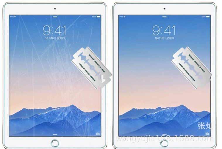 Защита экрана для Apple iPadmini12345, защитная пленка для iPad2345678 Air2 9.7Pro 11, стеклянная пленка