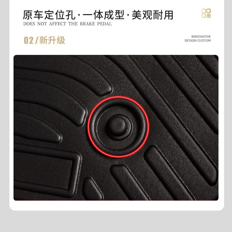 Alfombrillas para coche aptas para Jiahua de 7 plazas de 2020, hechas a medida con datos de escaneo del coche original, alfombrillas de TPE.