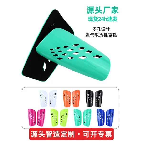 Professional Football Shin Guards with Multi-Hole Design, Thickened and Breathable, Leg Protection Socks with Insert Pads, Custom Sports Shin Guards