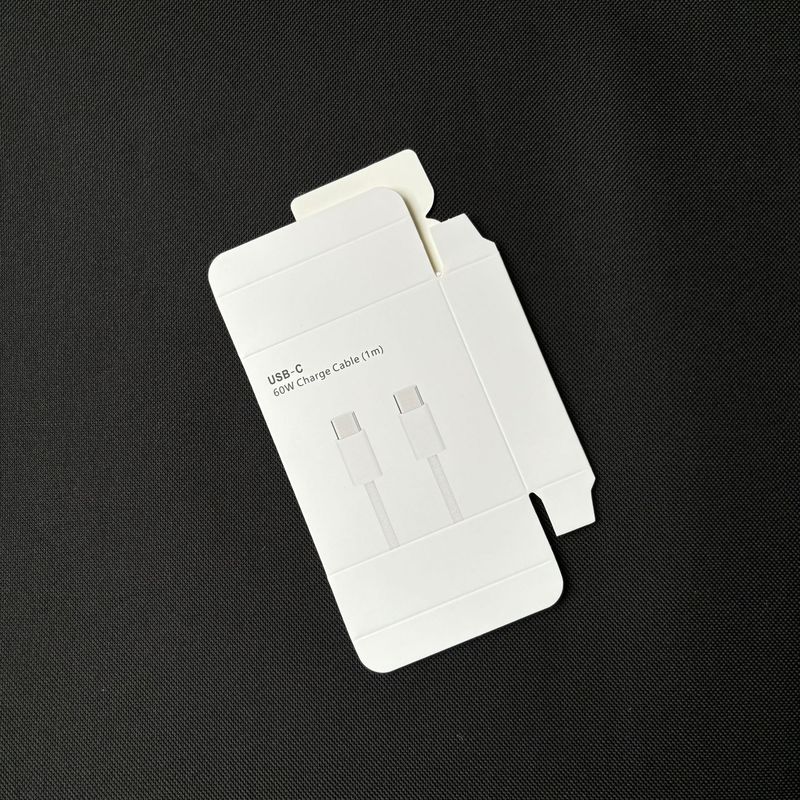 Apple 20W充電ヘッド包装 PD急速充電データケーブルボックス 16本のダブルC編組ケーブル包装 オリジナル携帯電話ケーブル外箱|undefined