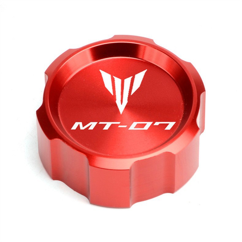Suitable for Yamaha Mt07 Fz07 14-19 Modified Cnc Front Brake Fluid Reservoir Cap + Rear Brake Fluid Reservoir Cap