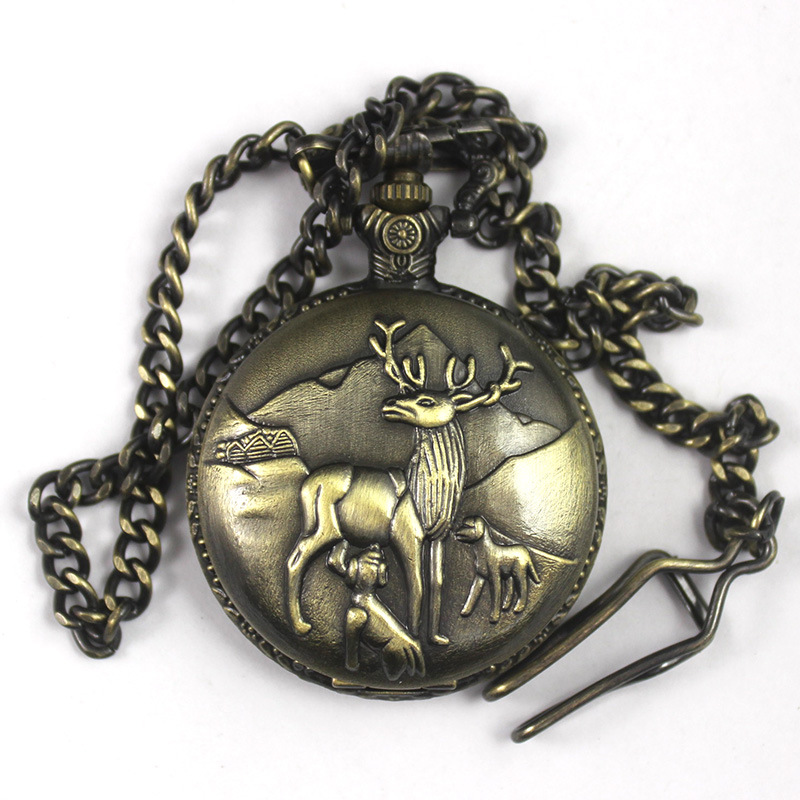 复古翻盖怀表十二生肖怀表个性礼物大时尚潮流表老人厂家生产